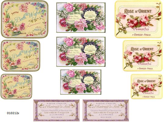 NEW! FreNcH PoWDeR RooM ShaBby LaBeLs DeCALs | Designs by Iris