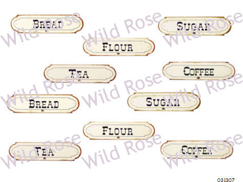AuTHenTiC VinTaGe CaNisTeR LaBeLs DeCALs *ShaBby CHaRm*  